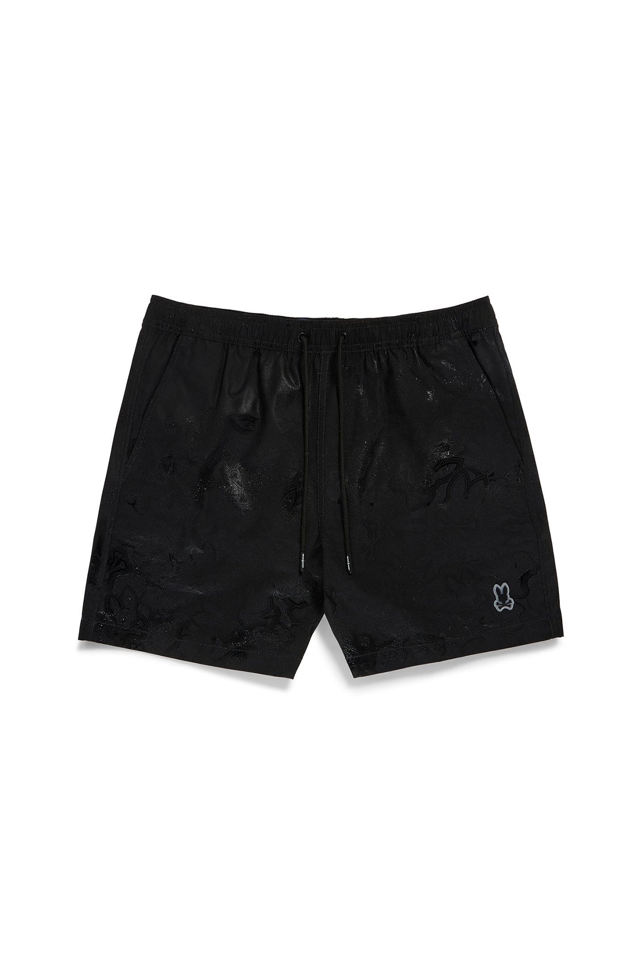 Maillot de bain pour homme par Psycho Bunny | Palmview B6W728D200 Noir | Boutique Vvög, vêtements mode pour homme et femme