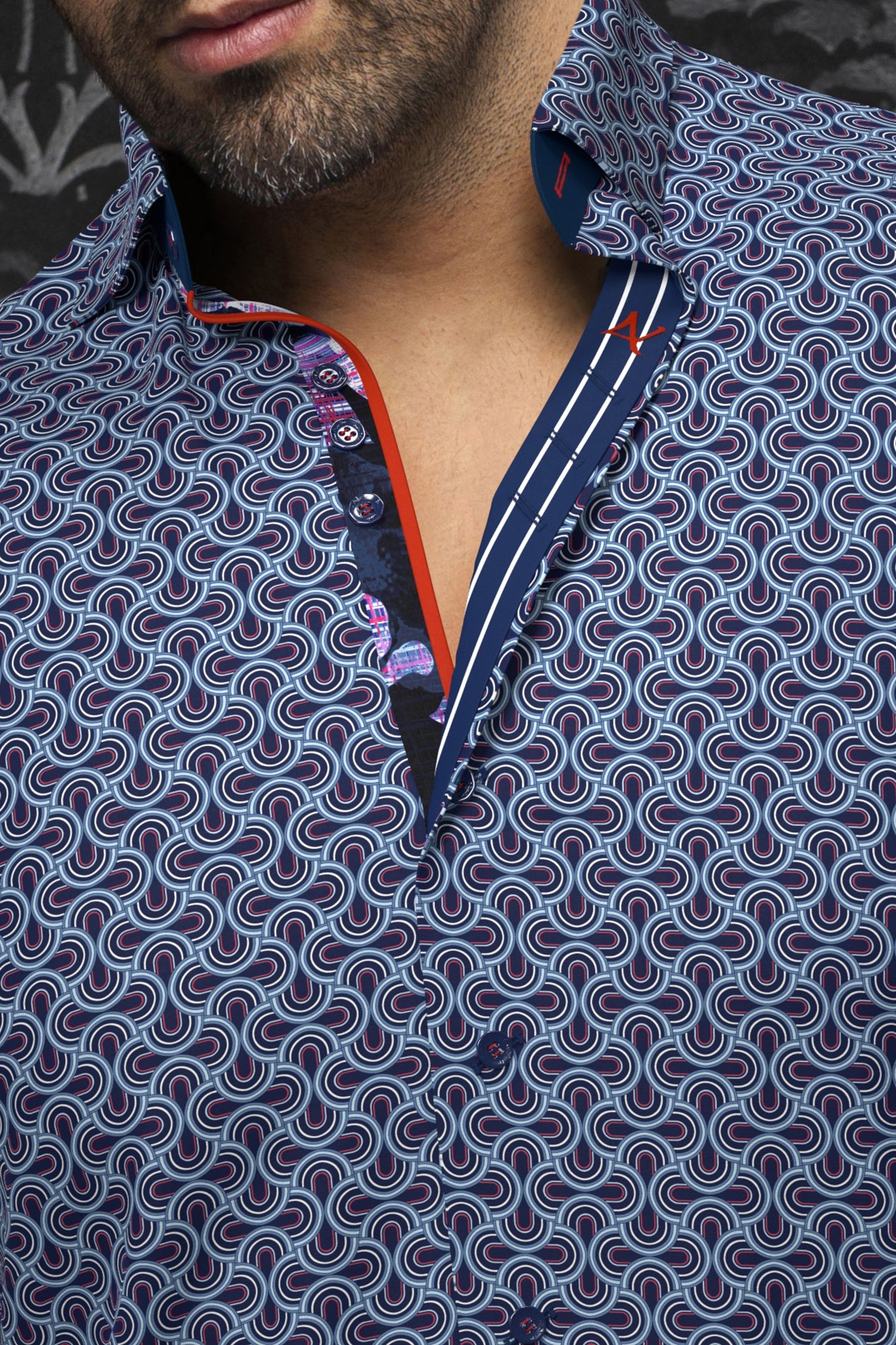 Chemise manches longues pour homme par Au Noir | BOSCO Marine | Boutique Vvög, inventaire complet de la marque Au Noir