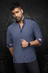 Chemise manches longues pour homme par Au Noir | BOSCO Marine | Boutique Vvög, inventaire complet de la marque Au Noir