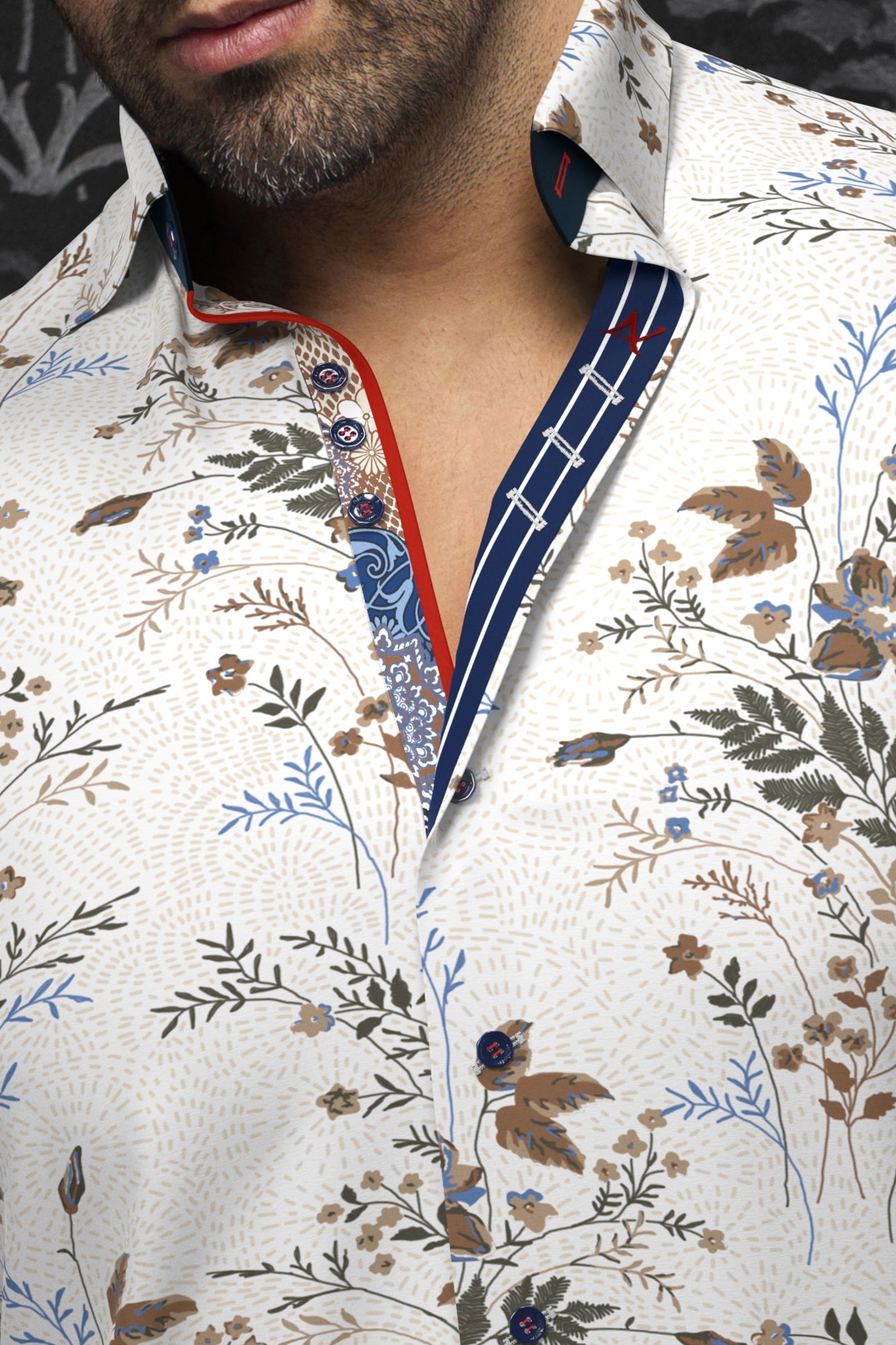 Chemise manches longues en Knit pour homme par Au Noir | BRENNER Pierre | Boutique Vvög, inventaire complet de la marque Au Noir