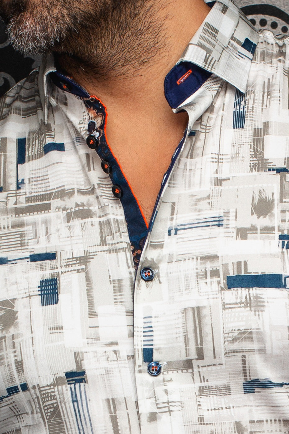 Chemise manches longues pour homme par Au Noir | BROOKLYN Pierre | Boutique Vvög, inventaire complet de la marque Au Noir