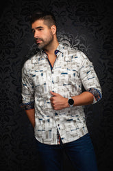 Chemise manches longues pour homme par Au Noir | BROOKLYN Pierre | Boutique Vvög, inventaire complet de la marque Au Noir