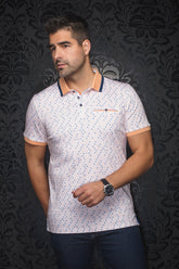 Polo pour homme par Au Noir | BRYLEE Orange | Boutique Vvög, inventaire complet de la marque Au Noir