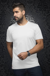 T-Shirt pour homme par Au Noir | C-VARENNA Blanc | Boutique Vvög, inventaire complet de la marque Au Noir