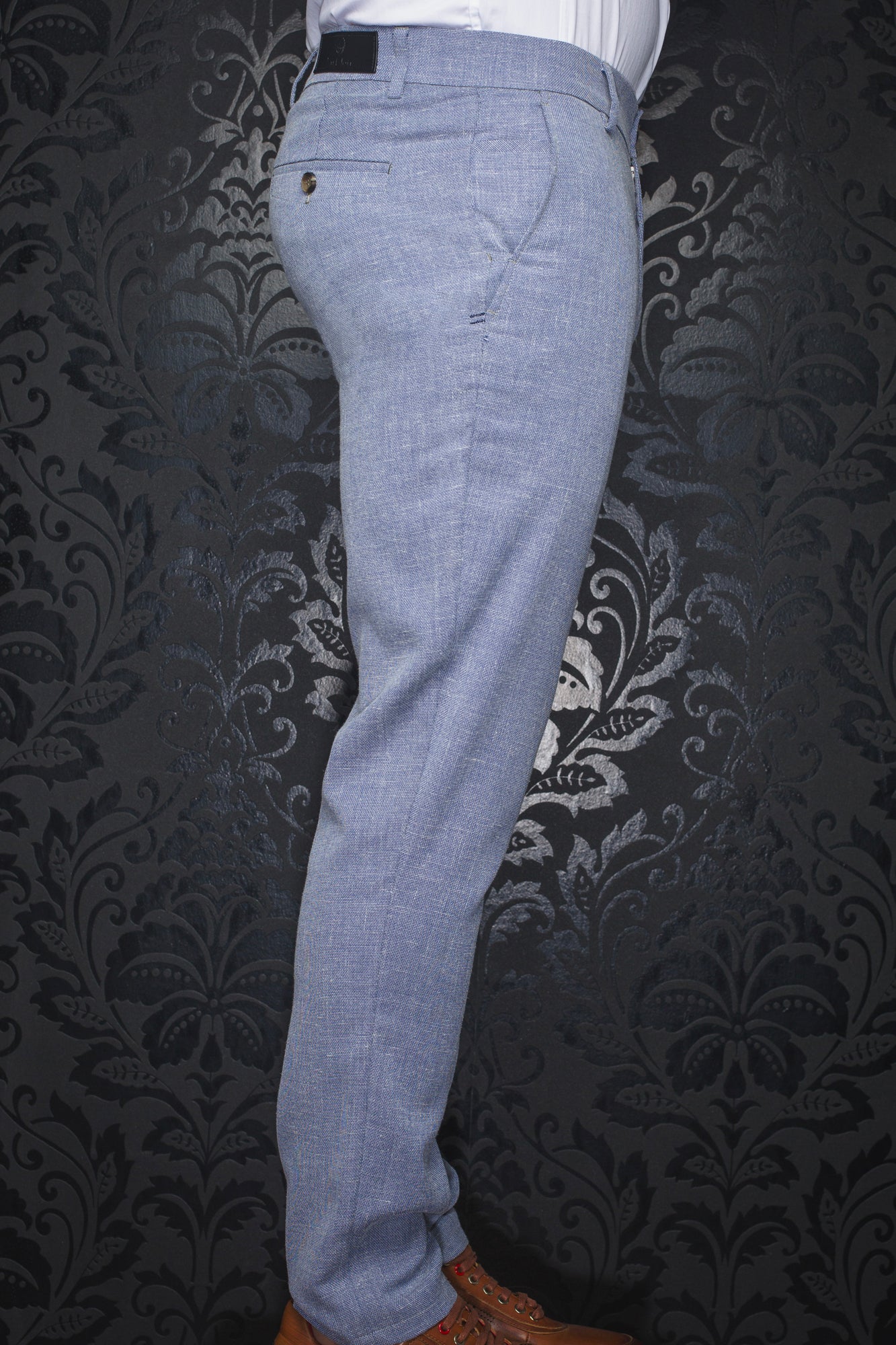 Pantalon pour homme par Au Noir | CASSEL-WESSON Marine | Boutique Vvög, inventaire complet de la marque Au Noir