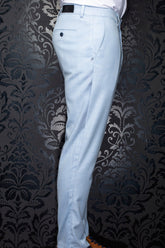 Pantalon pour homme par Au Noir | CODY WESSON Bleu Pâle | Boutique Vvög, inventaire complet de la marque Au Noir