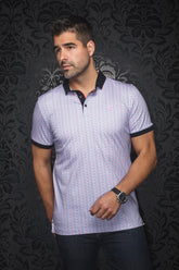 Polo pour homme par Au Noir | COLTER Rose | Boutique Vvög, inventaire complet de la marque Au Noir