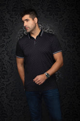 Polo pour homme par Au Noir | DARREN Noir | Boutique Vvög, inventaire complet de la marque Au Noir