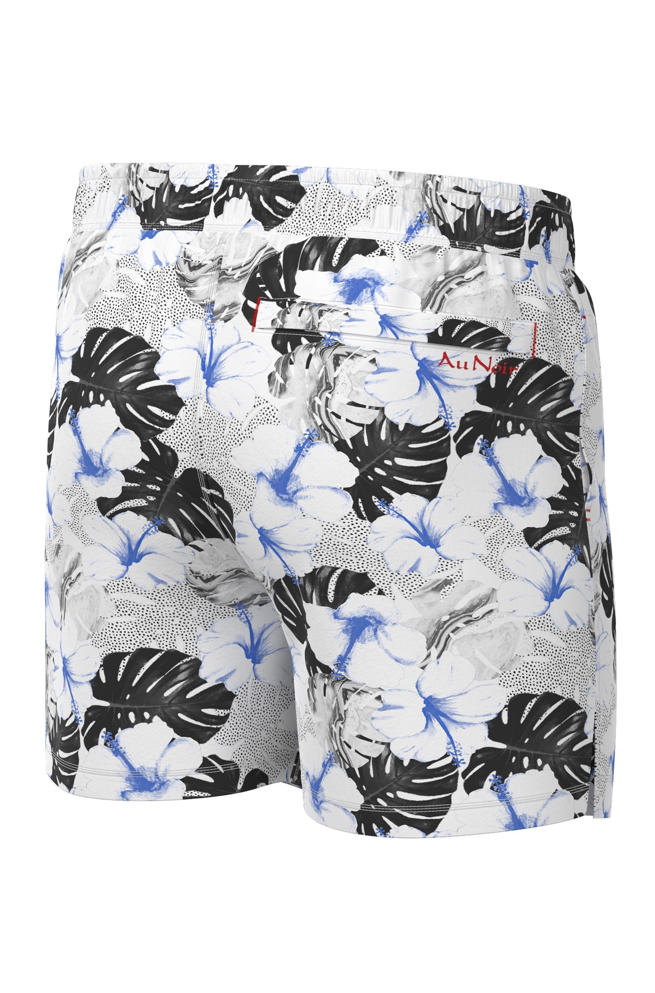 Maillot de bain pour homme par Au Noir | DEPATIE Blanc Bleu | Boutique Vvög, inventaire complet de la marque Au Noir