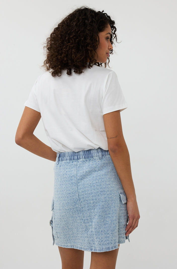 T-Shirt pour femme par Esqualo | SP2505017 Blanc Cassé | Boutique Vvög, vêtements mode pour homme et femme
