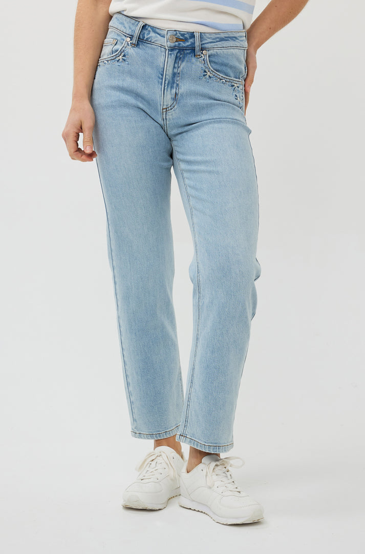 Jeans pour femme par Esqualo | SP2512009 Bleu | Boutique Vvög, vêtements mode pour homme et femme