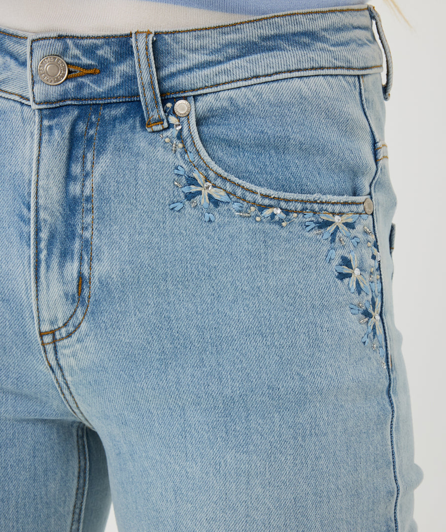 Jeans pour femme par Esqualo | SP2512009 Bleu | Boutique Vvög, vêtements mode pour homme et femme
