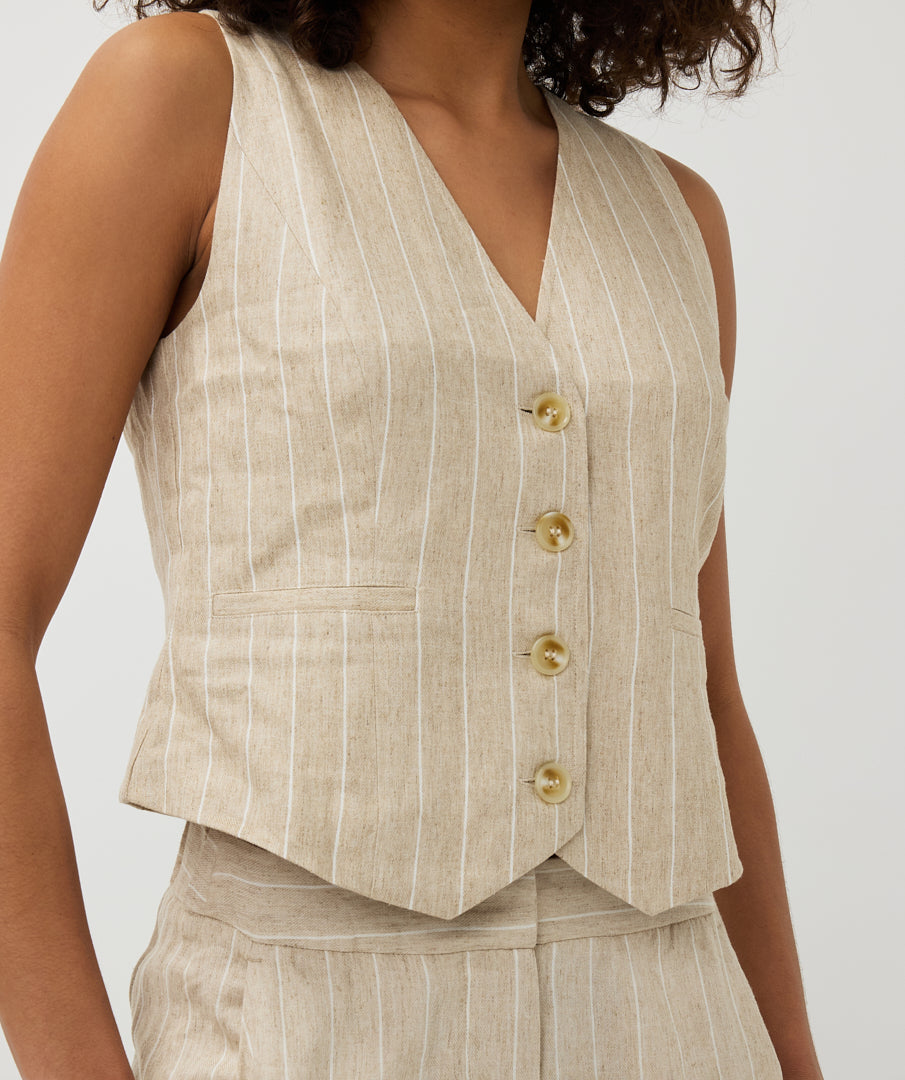 Camisole pour femme par Esqualo | SP2517006 Sable | Boutique Vvög, vêtements mode pour homme et femme