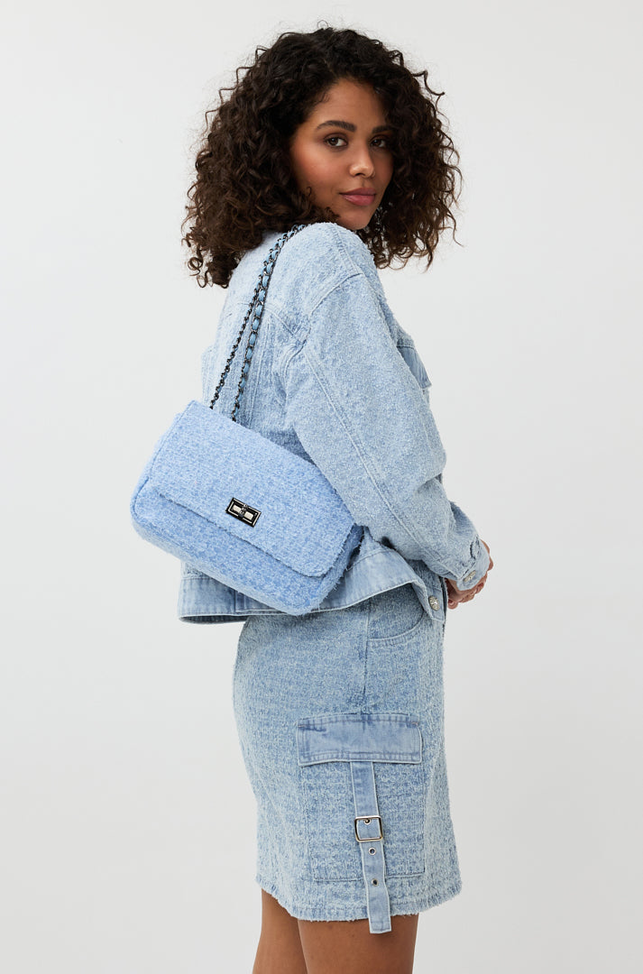 Sac à main pour femme par Esqualo | SP2538000 Bleu Clair | Boutique Vvög, vêtements mode pour homme et femme
