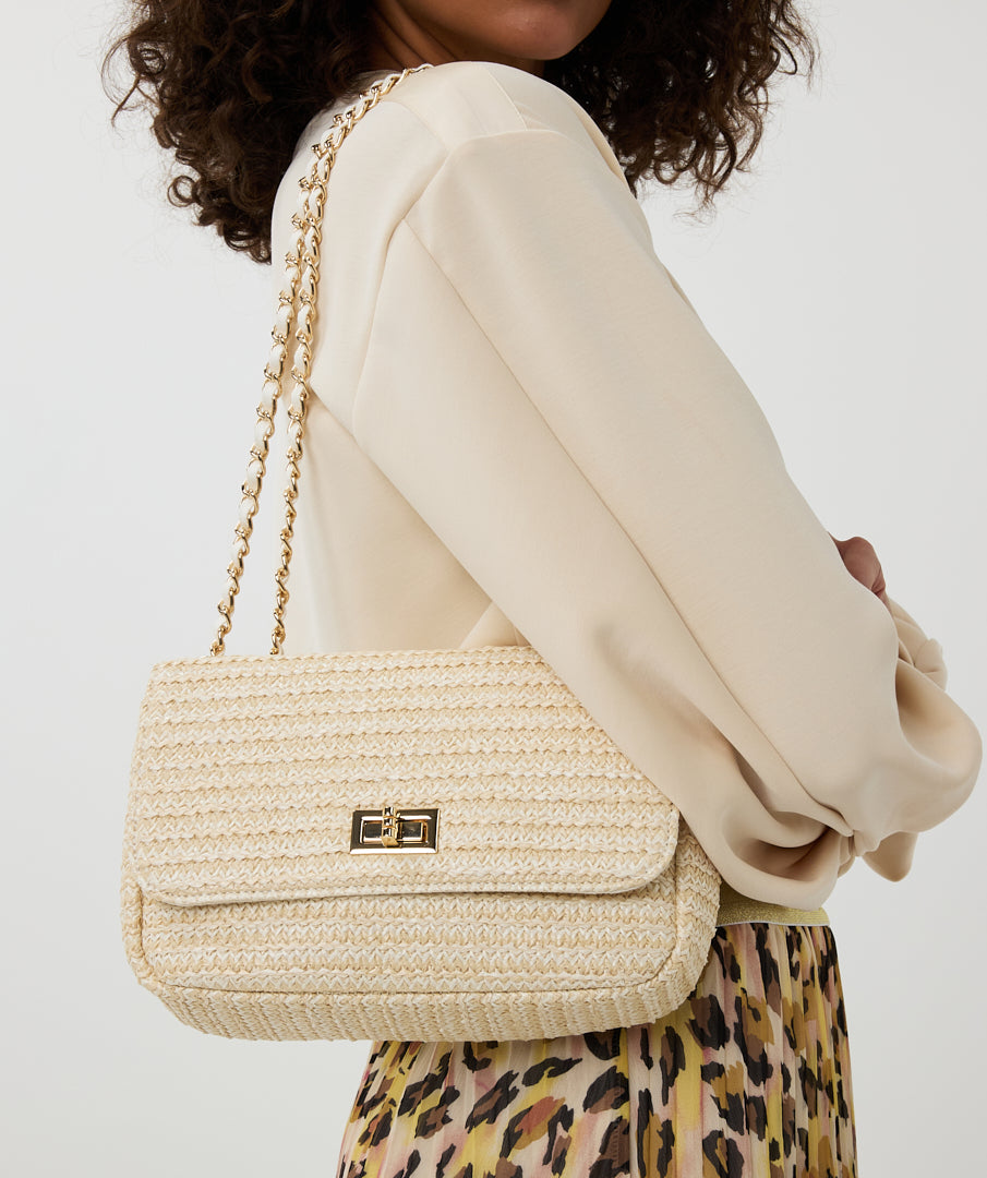 Sac à main pour femme par Esqualo | SP2538001 Blanc Cassé | Boutique Vvög, vêtements mode pour homme et femme