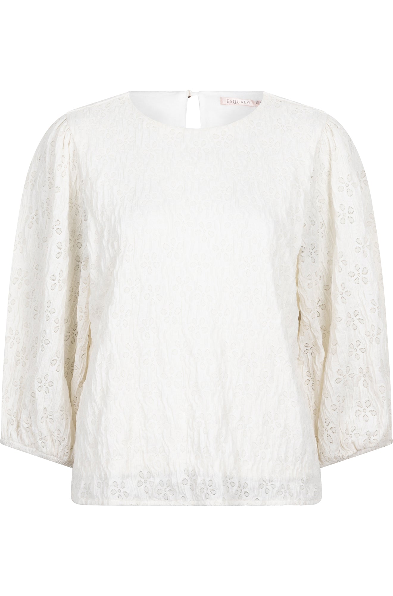 Blouse pour femme par Esqualo | F2415507 Blanc cassé | Boutique Vvög, vêtements mode pour homme et femme