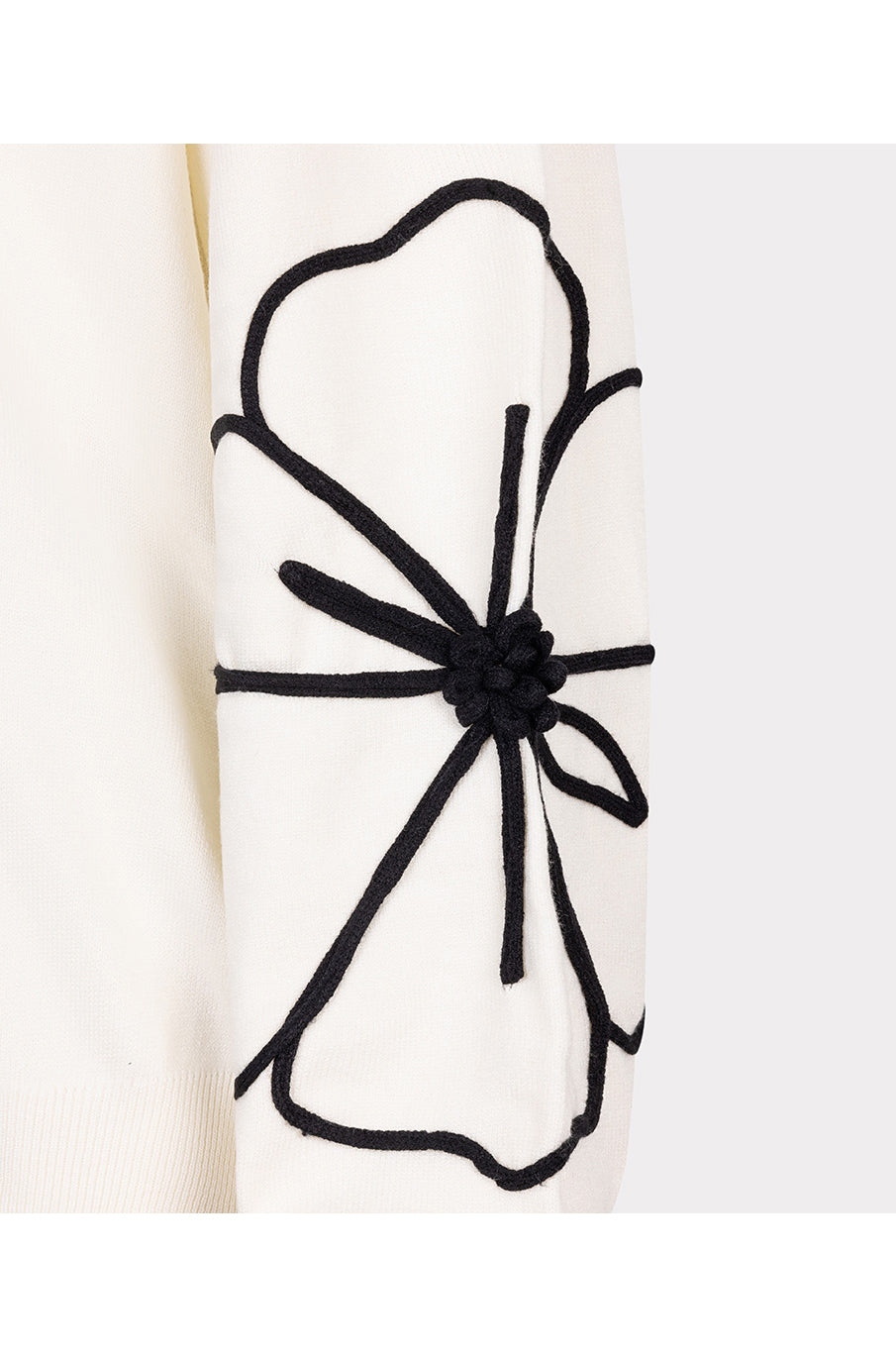 Chandail manches longues pour femme par Esqualo | F2502505 Blanc Cassé | Boutique Vvög, vêtements mode pour homme et femme