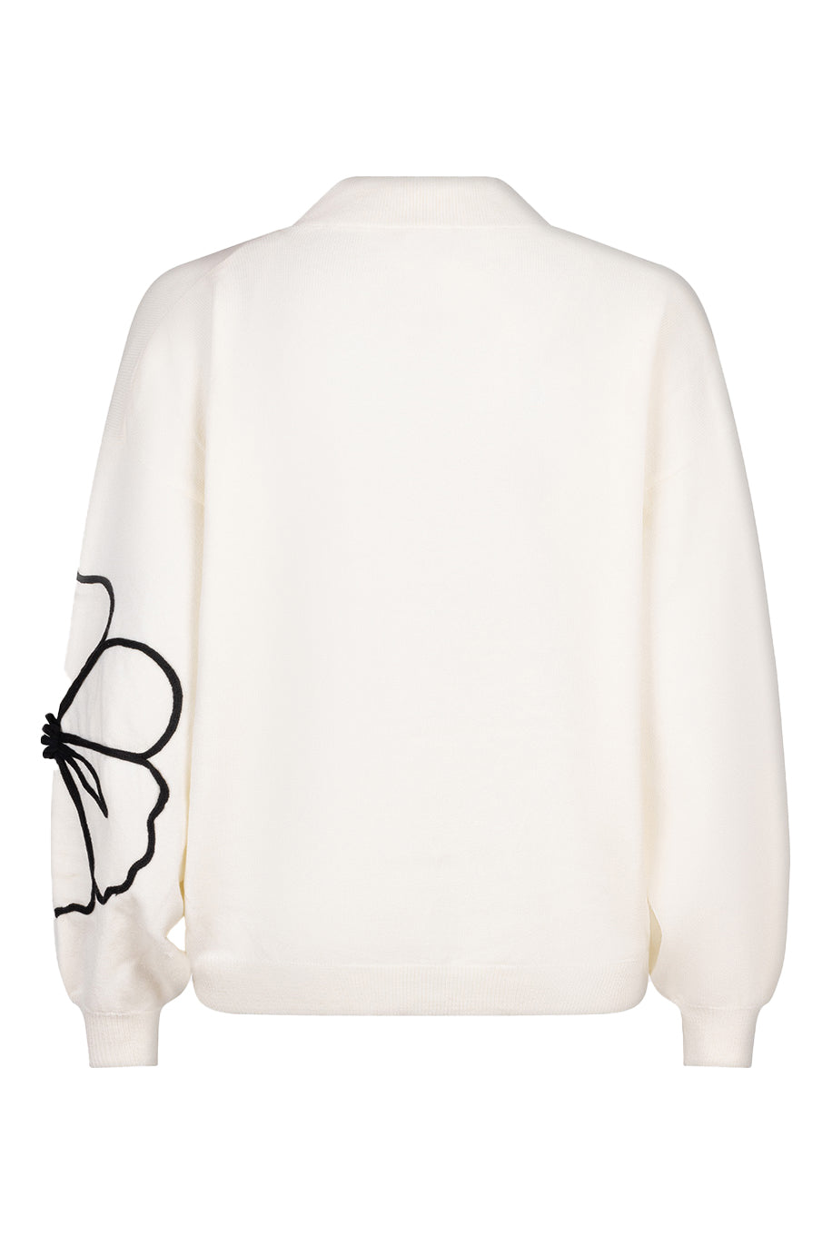 Chandail manches longues pour femme par Esqualo | F2502505 Blanc Cassé | Boutique Vvög, vêtements mode pour homme et femme