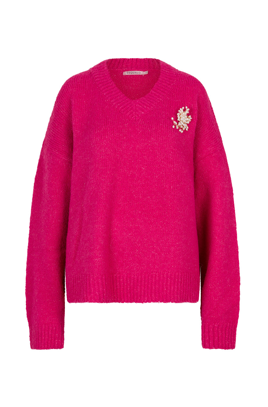 Tricot pour femme par Esqualo | F2518501 Framboise | Boutique Vvög, vêtements mode pour homme et femme