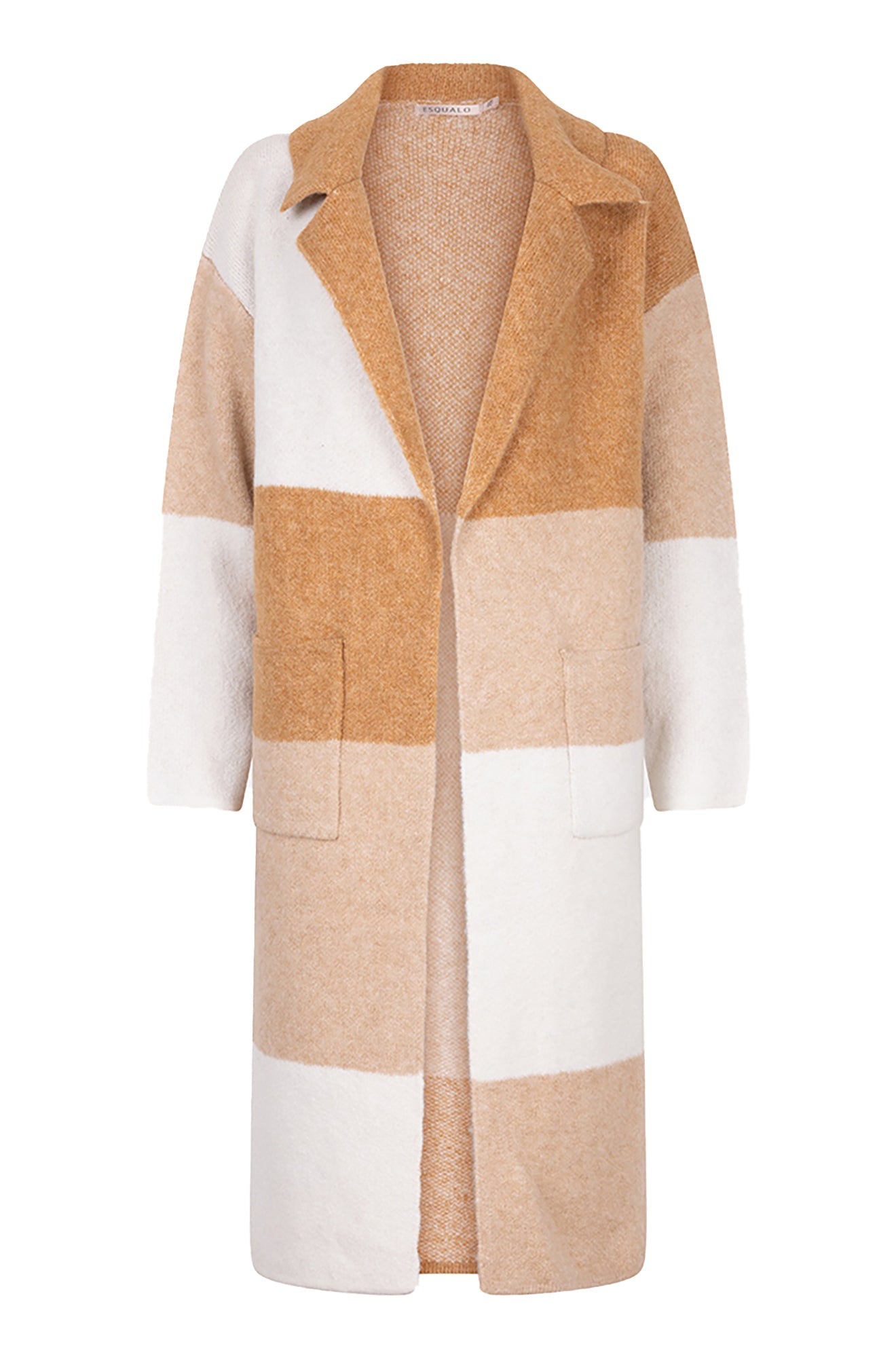 Pardessus extérieur pour femme par Esqualo | F2518507 Sable | Boutique Vvög, vêtements mode pour homme et femme
