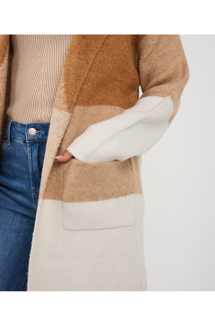 Pardessus extérieur pour femme par Esqualo | F2518507 Sable | Boutique Vvög, vêtements mode pour homme et femme