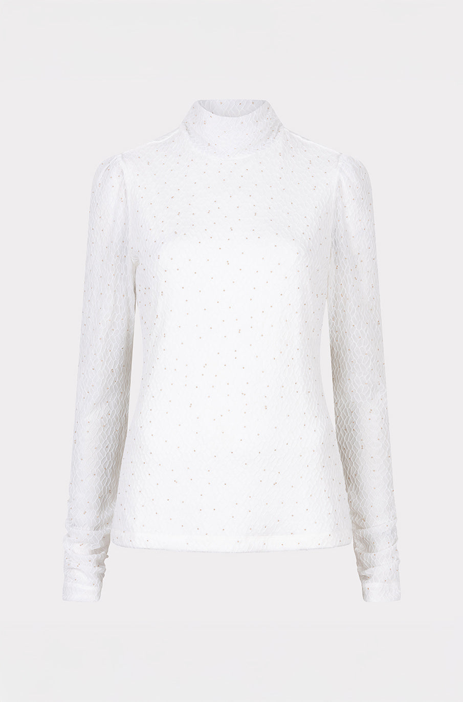 Chandail col roulé pour femme par Esqualo | F2530510 Blanc | Boutique Vvög, vêtements mode pour homme et femme