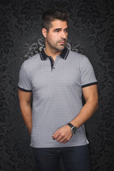 Polo pour homme par Au Noir | FAIRMONT Blanc Noir | Boutique Vvög, inventaire complet de la marque Au Noir