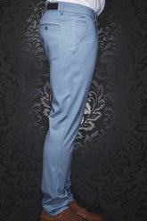 Pantalon pour homme par Au Noir | GLOVER-BERETTA Bleu Clair | Boutique Vvög, inventaire complet de la marque Au Noir