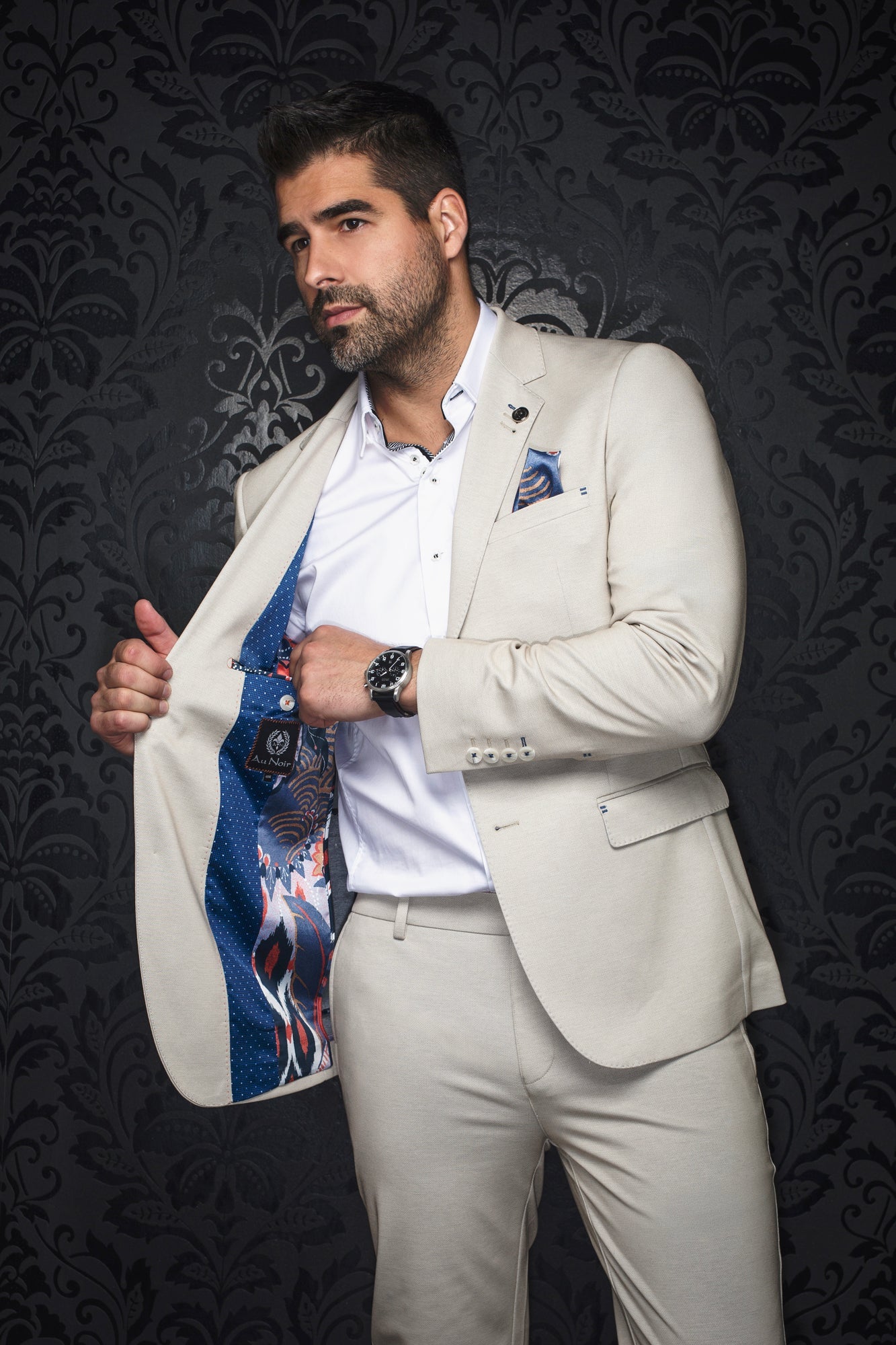 Veston pour homme par Au Noir | GLOVER Pierre | Boutique Vvög, inventaire complet de la marque Au Noir