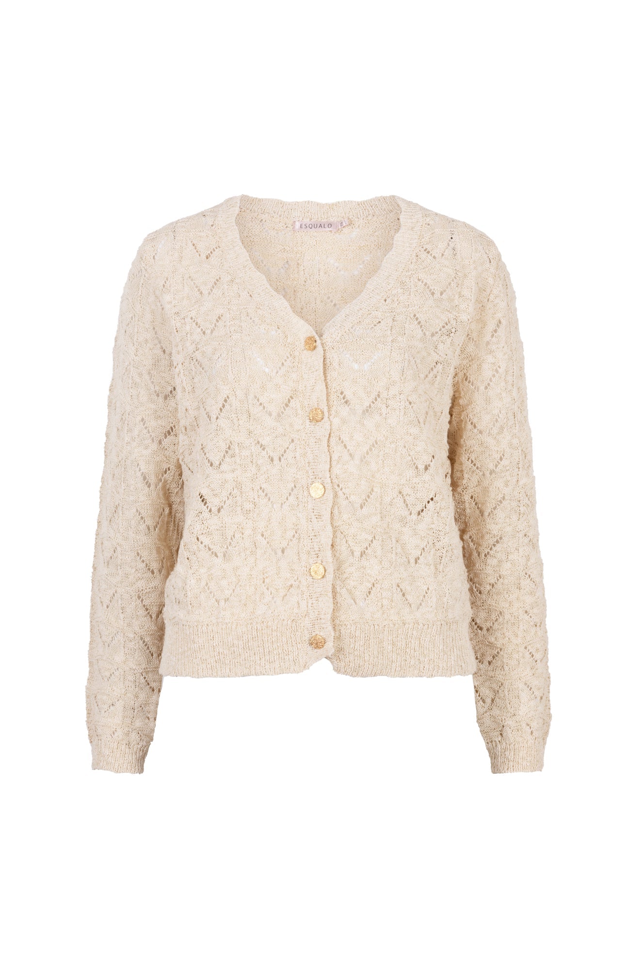 Cardigan pour femme par Esqualo | HS2502210 Sable Clair | Boutique Vvög, vêtements mode pour homme et femme