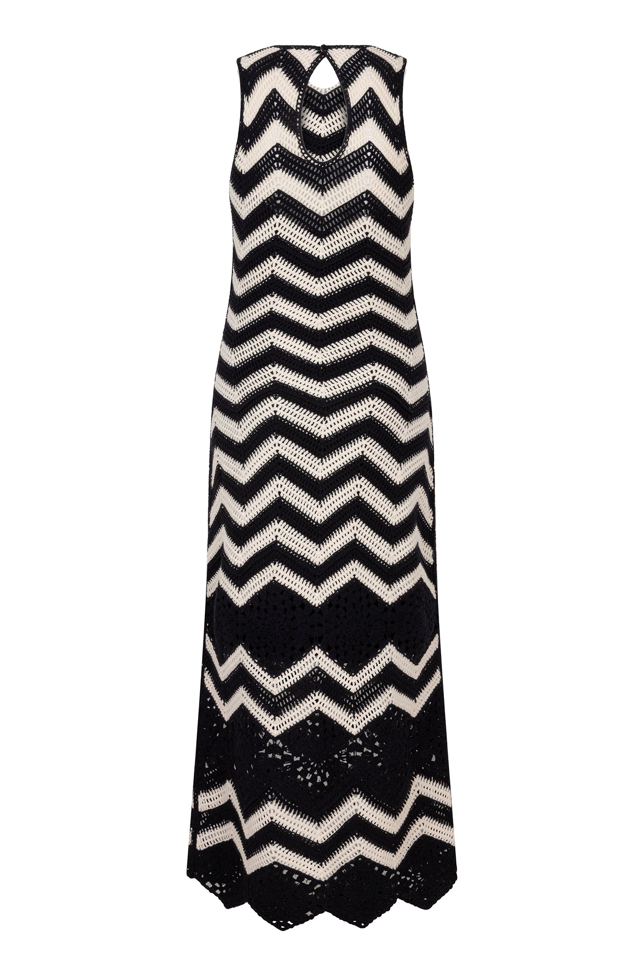 Robe pour femme par Esqualo | HS2502230 Noir/Blanc Cassé | Boutique Vvög, vêtements mode pour homme et femme