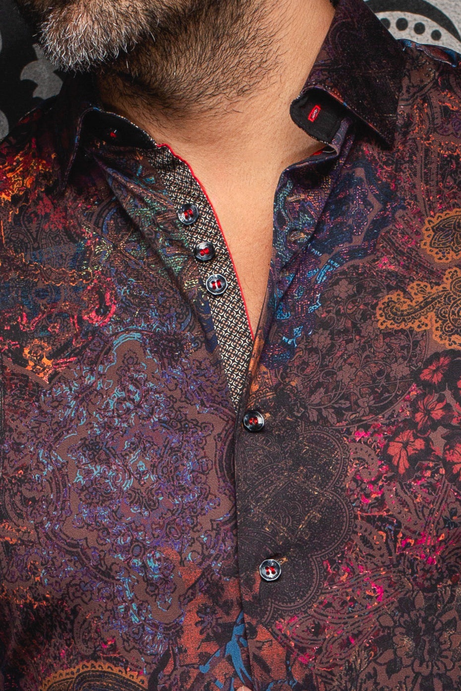 Chemise manches longues pour homme par Au Noir | INDORE Rouille | Boutique Vvög, inventaire complet de la marque Au Noir