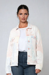 Jacket pour femme par Carreli Jeans | J0046 Fleur De Palmier | Boutique Vvög, vêtements mode pour homme et femme