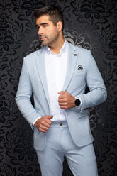 Veston pour homme par Au Noir | KAEL Bleu | Boutique Vvög, inventaire complet de la marque Au Noir