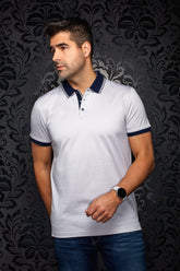 Polo pour homme par Au Noir | KAROO Sable | Boutique Vvög, inventaire complet de la marque Au Noir