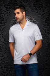 Chemise Performance à col ouvert pour homme par Au Noir | KAYANTA T Sable | Boutique Vvög, inventaire complet de la marque Au Noir