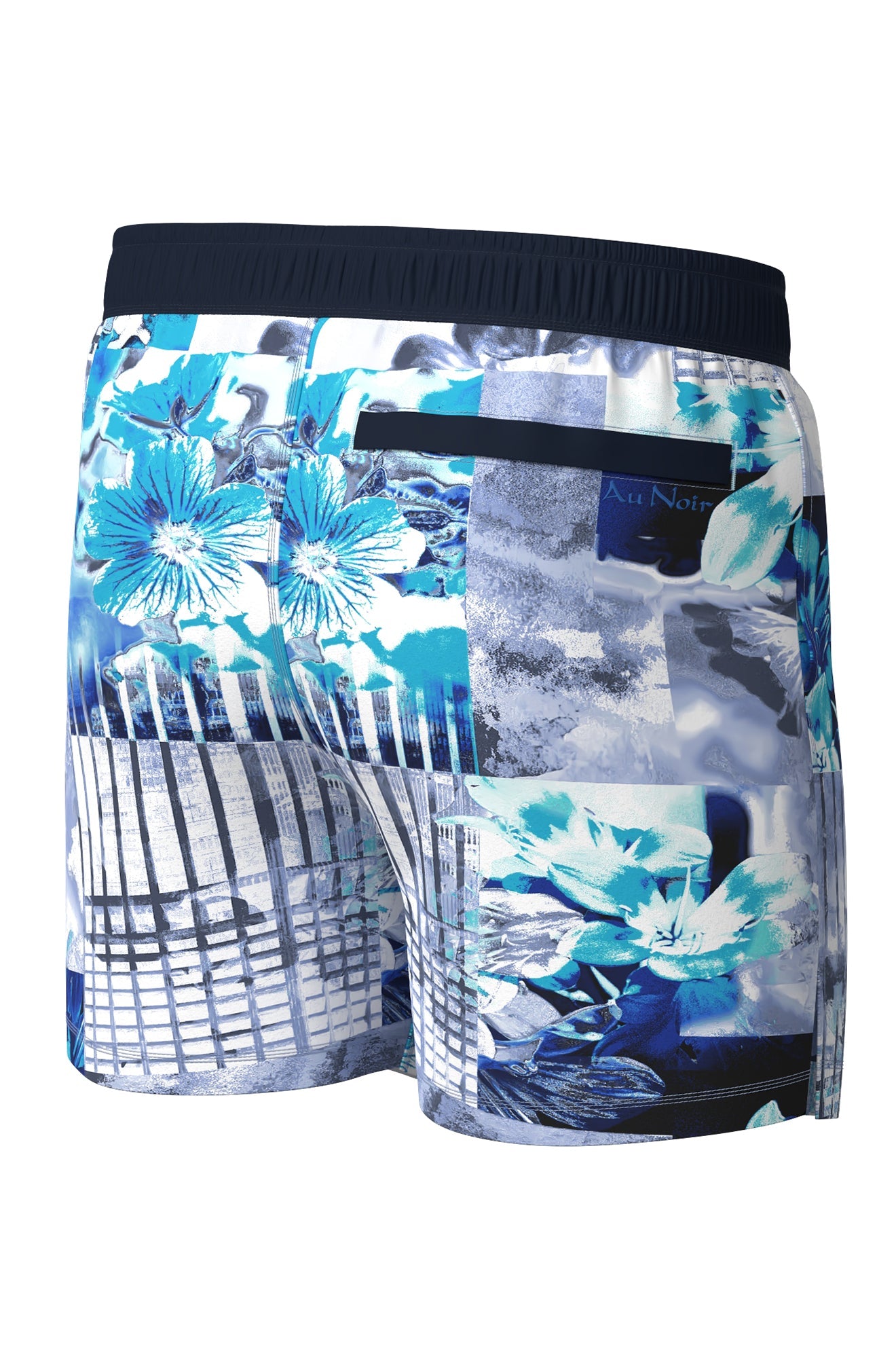 Short maillot de bain assortie pour homme par Au Noir | LACOURT-B Turquoise | Boutique Vvög, inventaire complet de la marque Au Noir