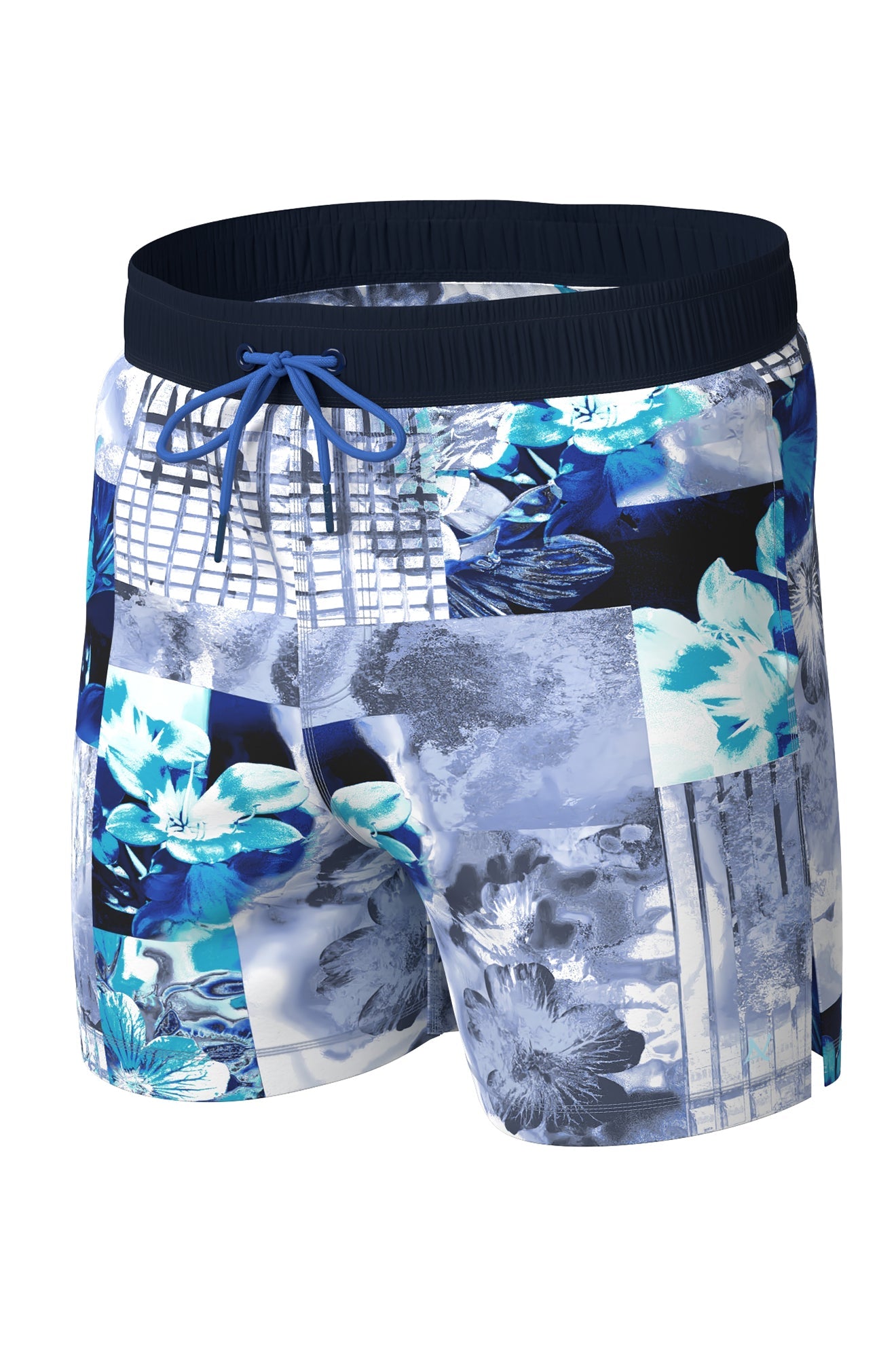 Short maillot de bain assortie pour homme par Au Noir | LACOURT-B Turquoise | Boutique Vvög, inventaire complet de la marque Au Noir