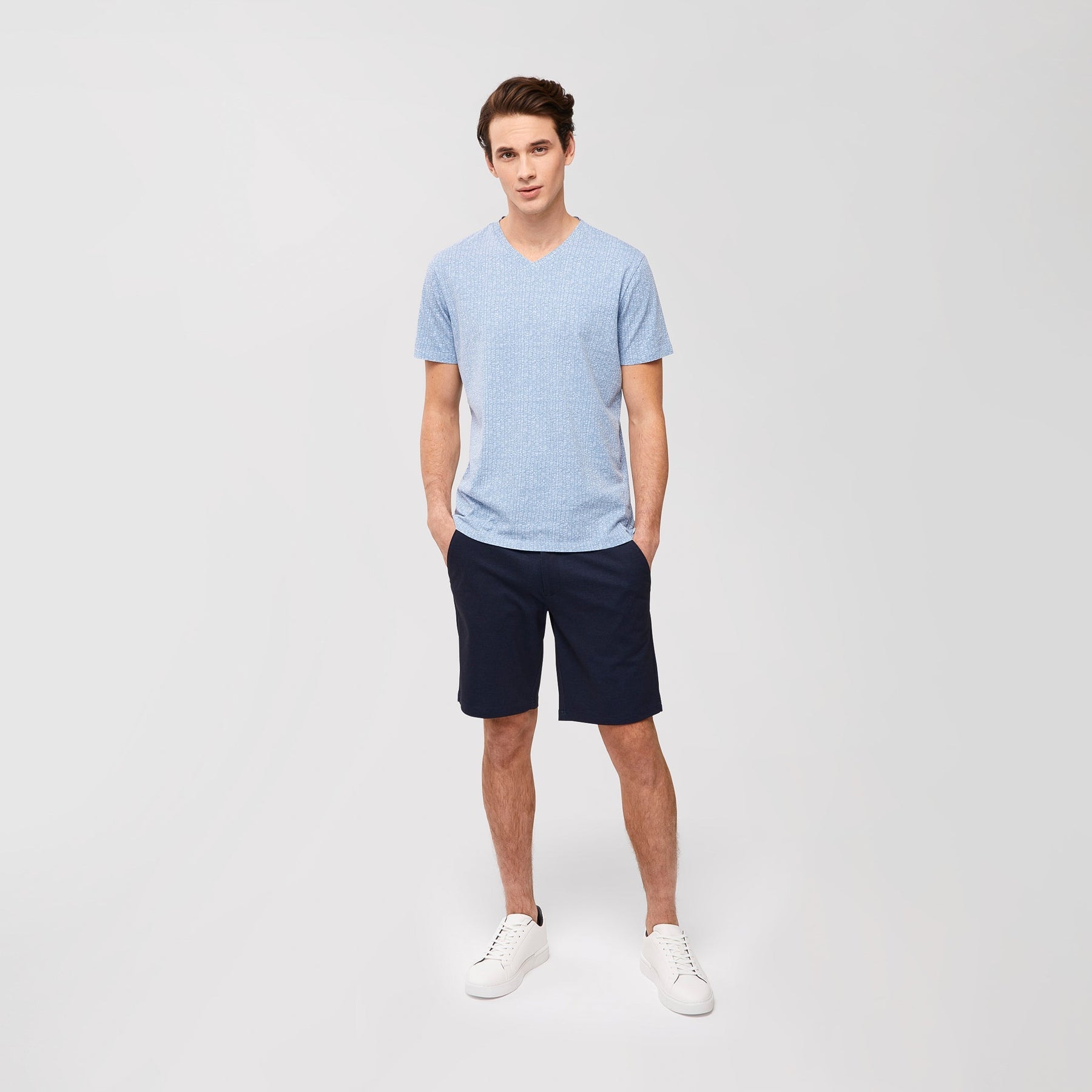 Short pour homme par Robert Barakett | Lomita RB11057 Bleu Marine | Boutique Vvög, vêtements mode pour homme & femmes