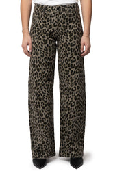 Jeans pour femme par Mavi Jeans | Sabrina Denim Vert Leo | Boutique Vvög, vêtements mode pour homme et femme