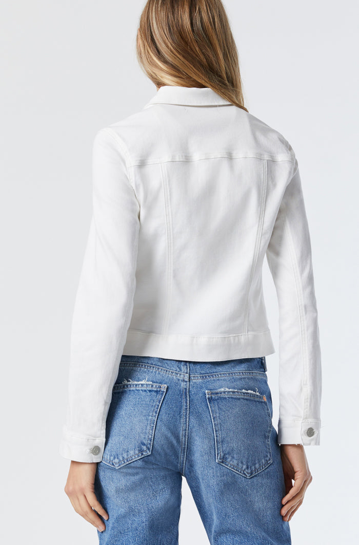 Jacket pour femme par Mavi Jeans | Samantha M1130234086 Double Blanc Doux | Boutique Vvög, vêtements mode pour homme et femme