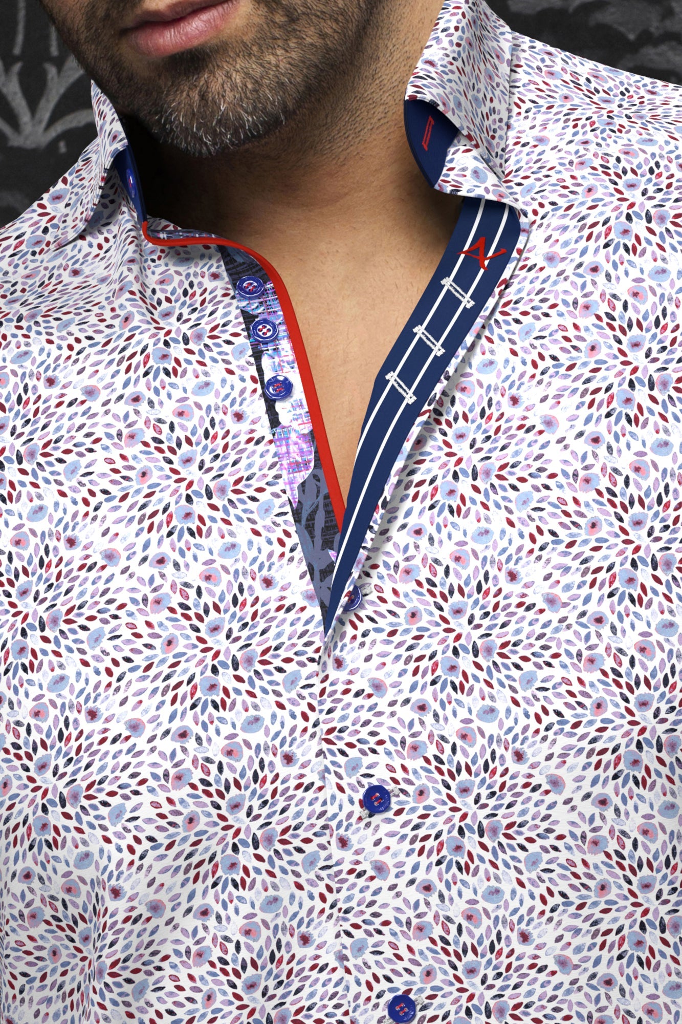 Chemise manches longues en Knit pour homme par Au Noir | MARLEY Blanc | Boutique Vvög, inventaire complet de la marque Au Noir