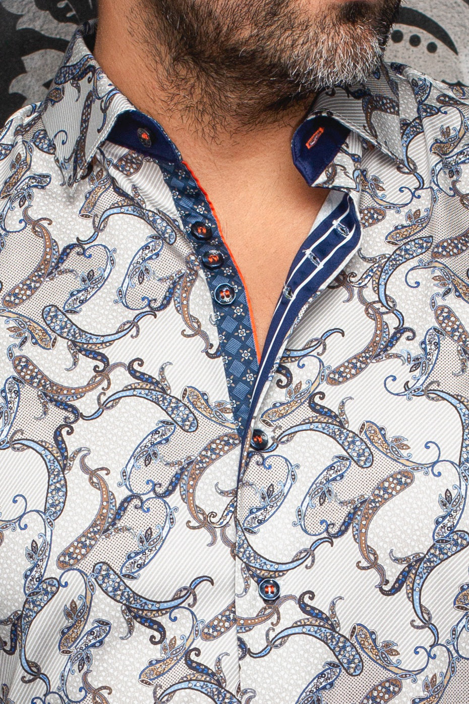 Chemise manches longues pour homme par Au Noir | MIRAGE Pierre | Boutique Vvög, inventaire complet de la marque Au Noir