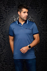 Polo pour homme par Au Noir | MOJAVE Marine | Boutique Vvög, inventaire complet de la marque Au Noir