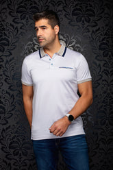 Polo pour homme par Au Noir | MOJAVE Sable | Boutique Vvög, inventaire complet de la marque Au Noir