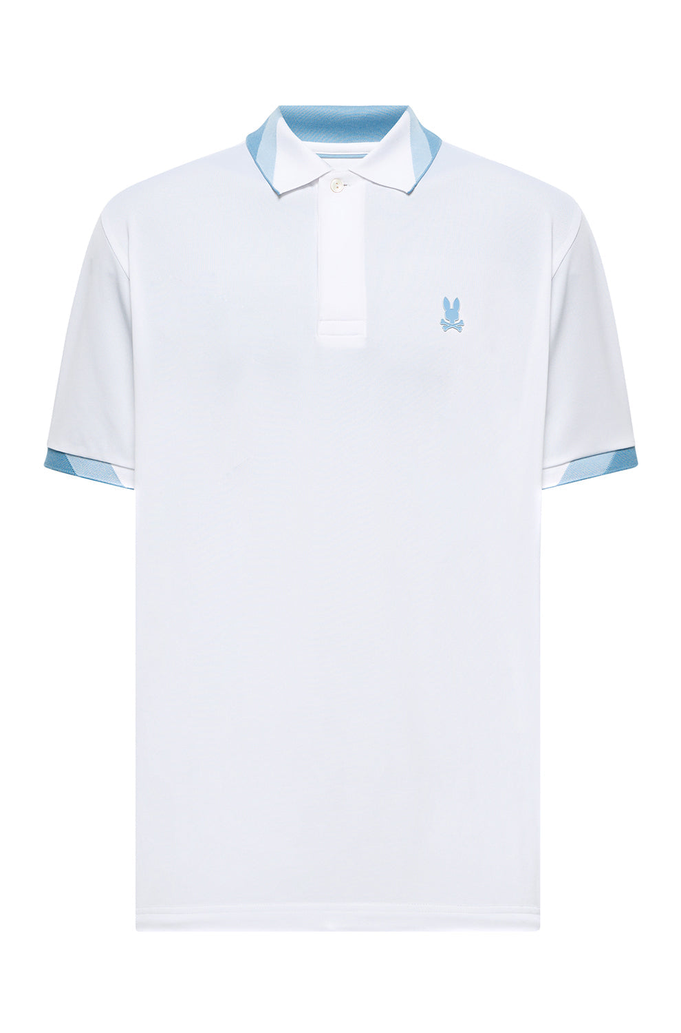 Men's polo by Psycho Bunny | MT0100117 White | Boutique Vvög