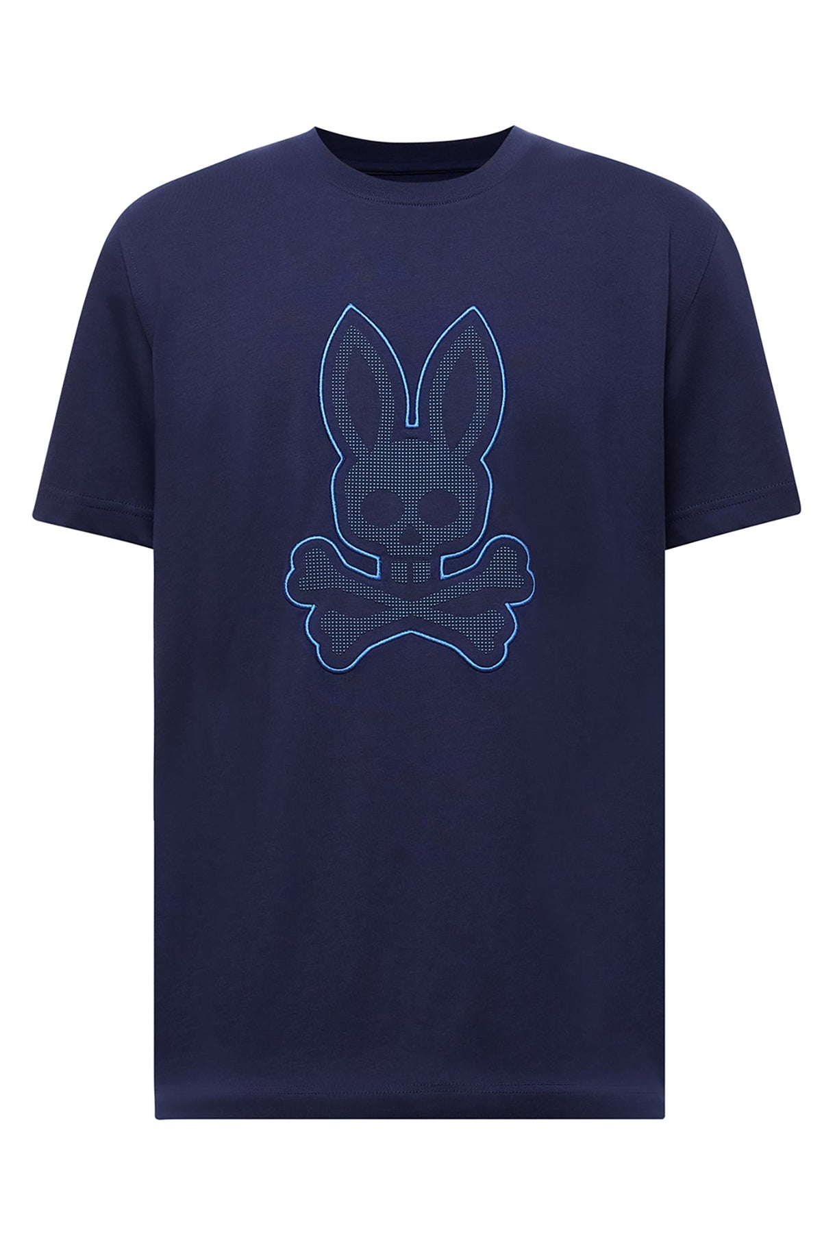 T-Shirt pour homme par Psycho Bunny | MT0200135 Bleu Soir | Boutique Vvög, vêtements mode pour homme et femme