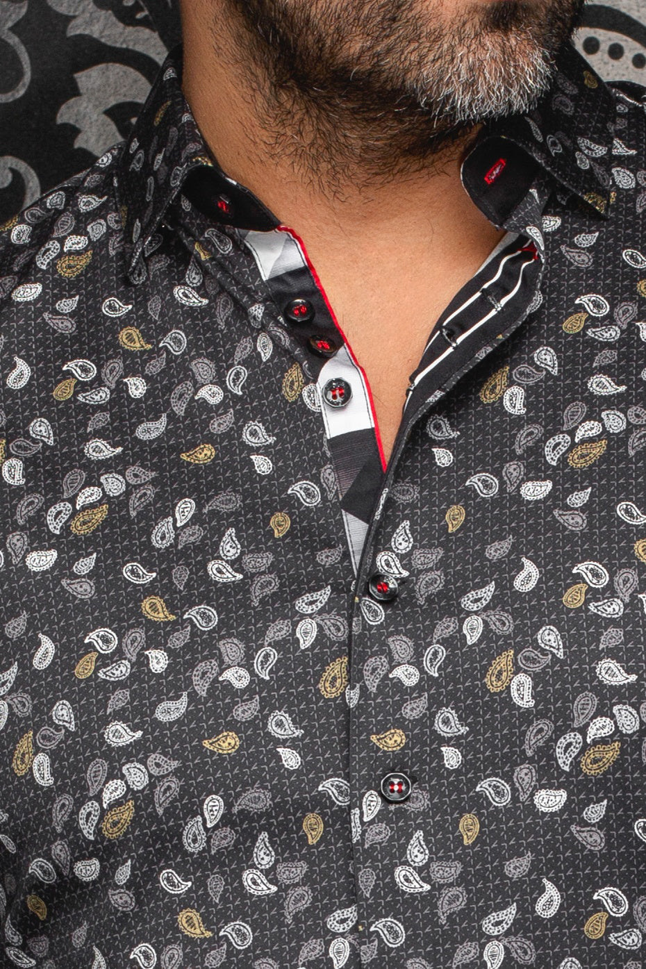 Chemise manches longues pour homme par Au Noir | MUMBAI Noir | Boutique Vvög, inventaire complet de la marque Au Noir