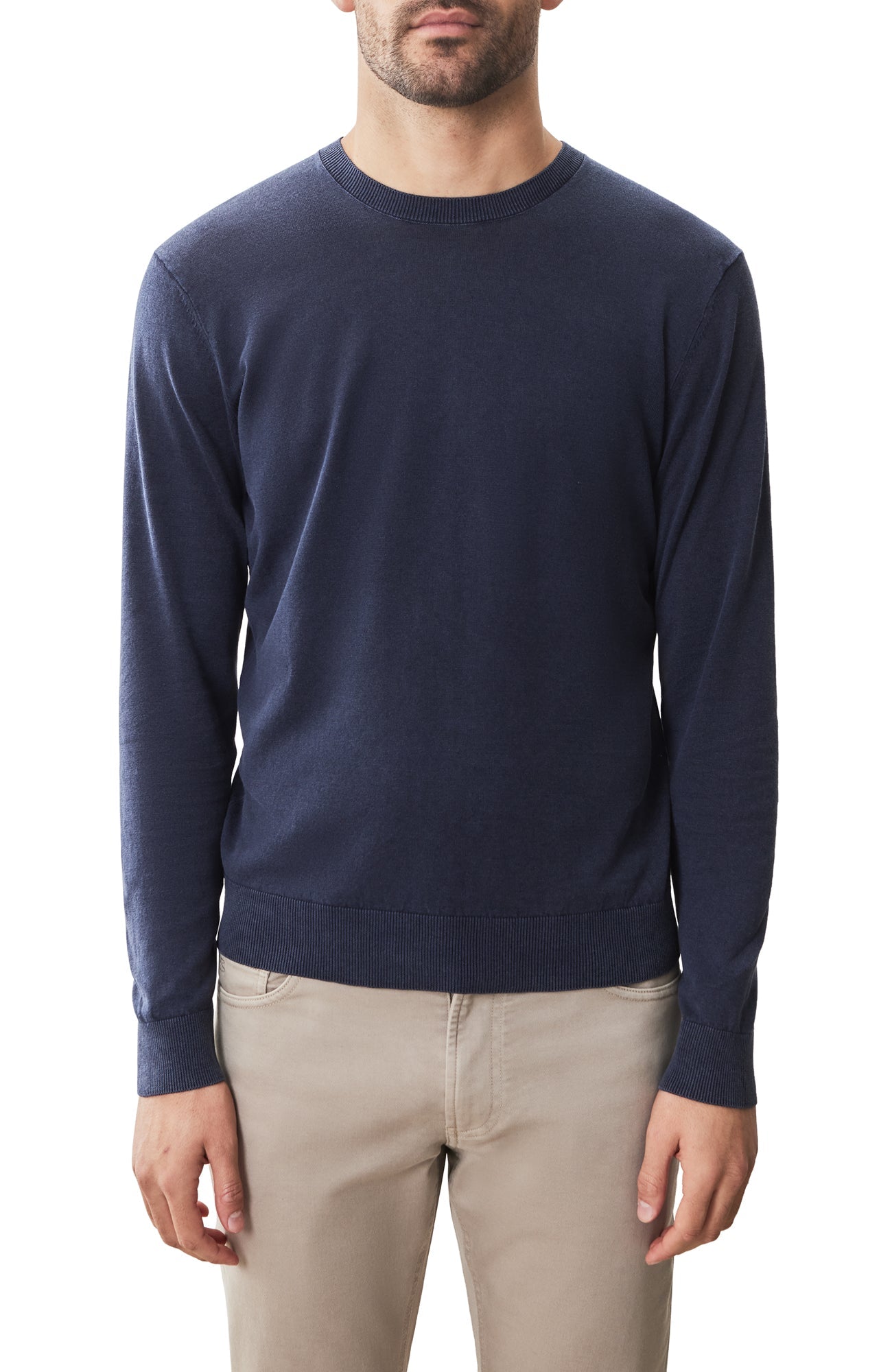 Chandail manches longues pour homme par Robert Barakett | RB51199 Nordic Bleu Marine | Boutique Vvög, vêtements mode pour homme et femme