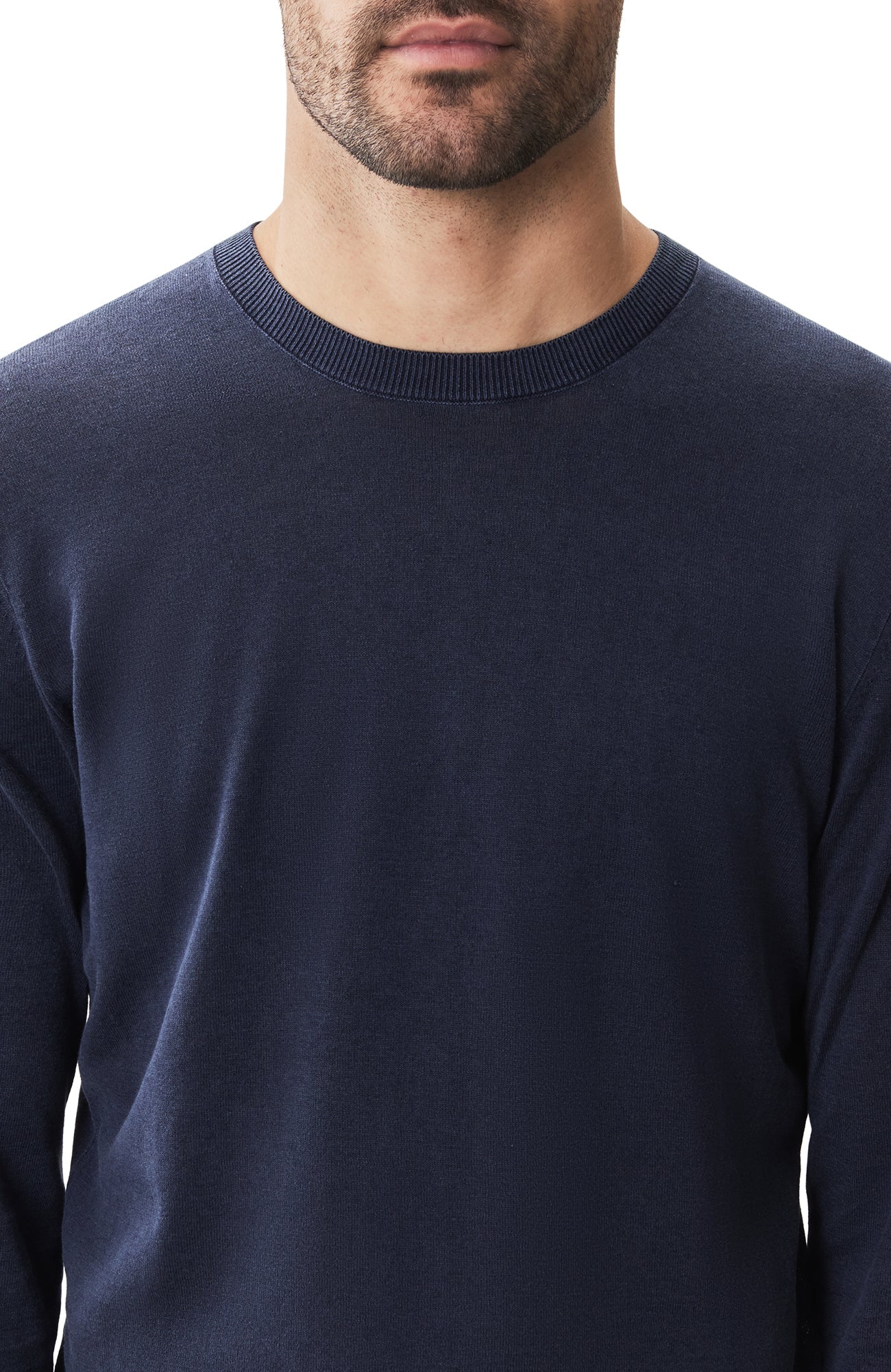 Chandail manches longues pour homme par Robert Barakett | RB51199 Nordic Bleu Marine | Boutique Vvög, vêtements mode pour homme et femme